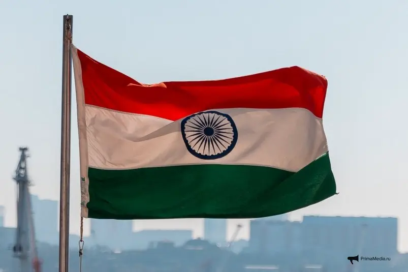 Флаг Республики Индия Илья Аверьянов, ИА PrimaMedia