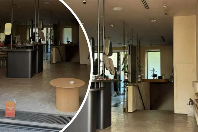 Пожар произошел в магазине украшений Poison Drop на Патриарших прудах | Источник: Патриаршие / T.me