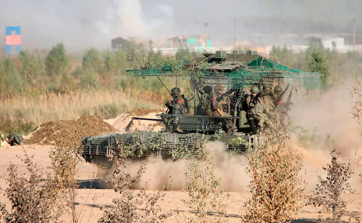 Учения  Запад-2025  на полигоне Мулино, 16 сентября 2025 года (Министерство обороны Республики Беларусь / Telegram)