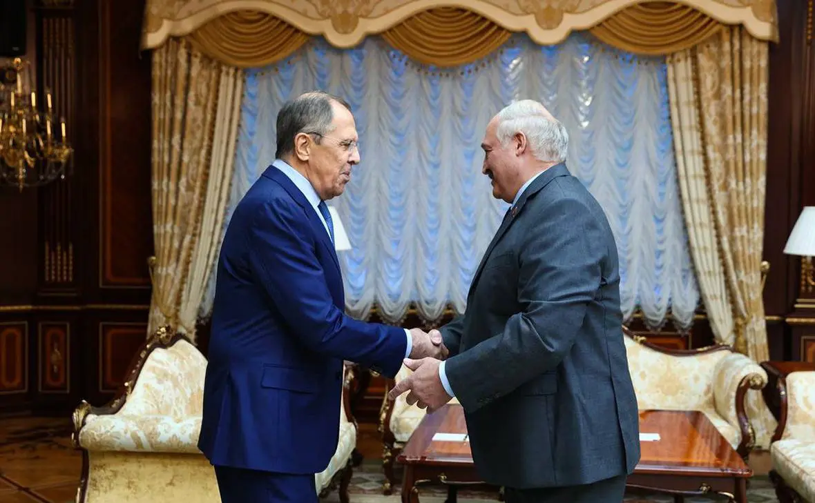 Сергей Лавров и Александр Лукашенко (МИД России)