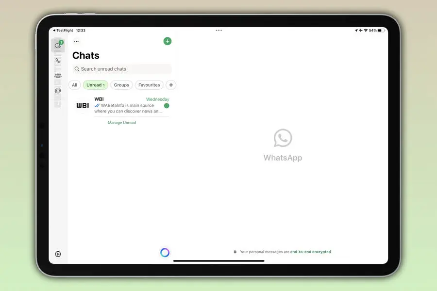 WhatsApp для iPad обновляется благодаря удобной боковой панели от WABetaInfo-0