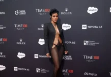 Тейяна Тейлор эффектно появилась на Time100 Next в наряде Tom Ford вместе с Ириной Шейк tejyana tejlor effektno poyavilas na 100 v naryade vmeste s irinoj shejk-urbandigest-ru-0