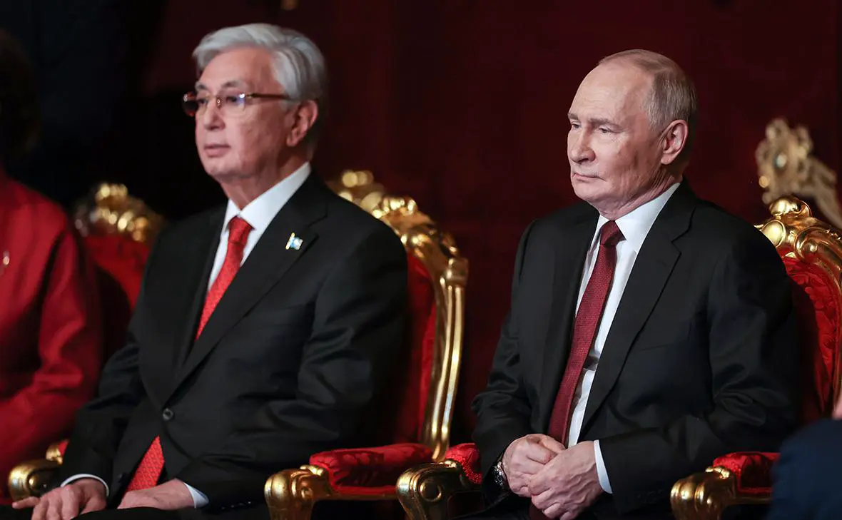 Касым-Жомарт Токаев и Владимир Путин (Валерий Шарифулин / ТАСС)