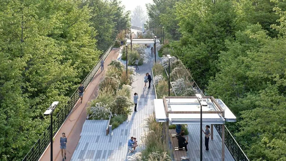 Владимир Ефимов: Утвержден проект планировки для создания высотного парка на месте монорельса