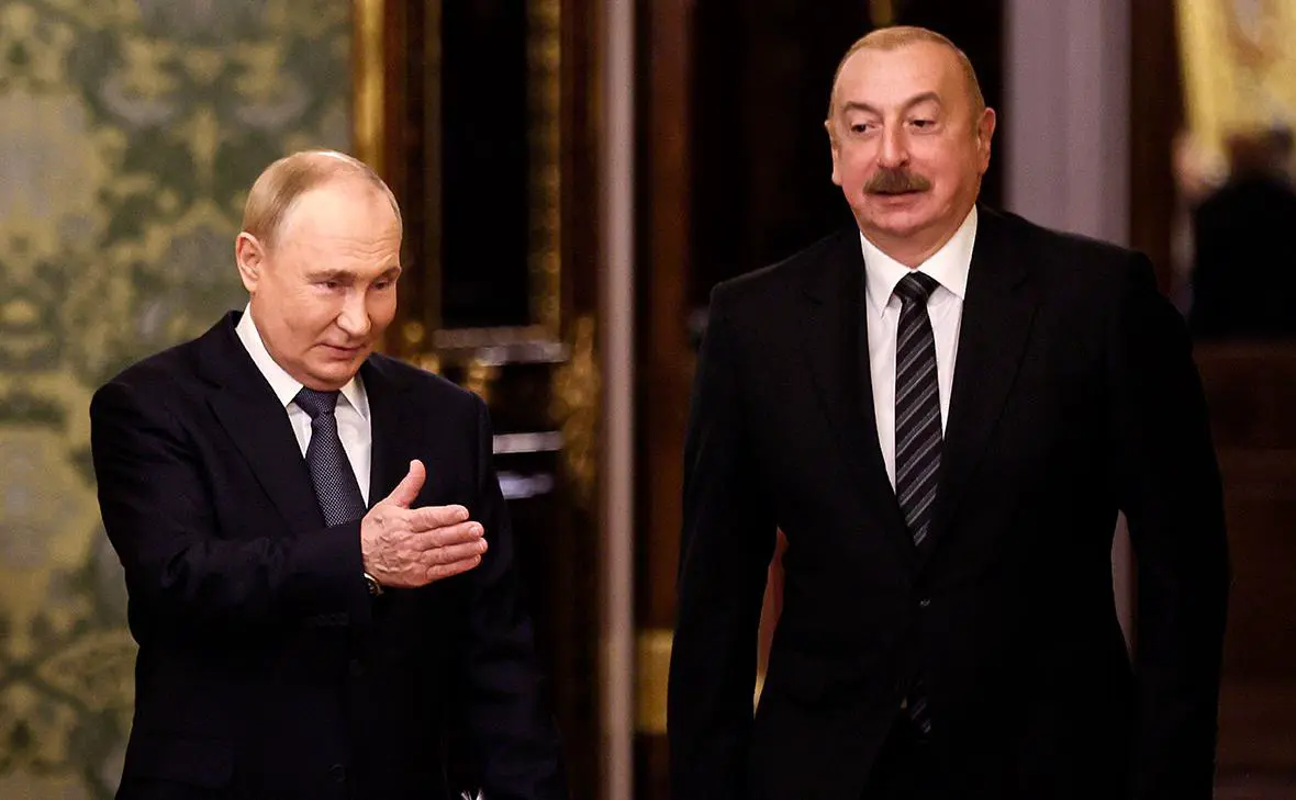 Владимир Путин и Ильхам Алиев (Сергей Ильницкий / ЕРА / ТАСС)