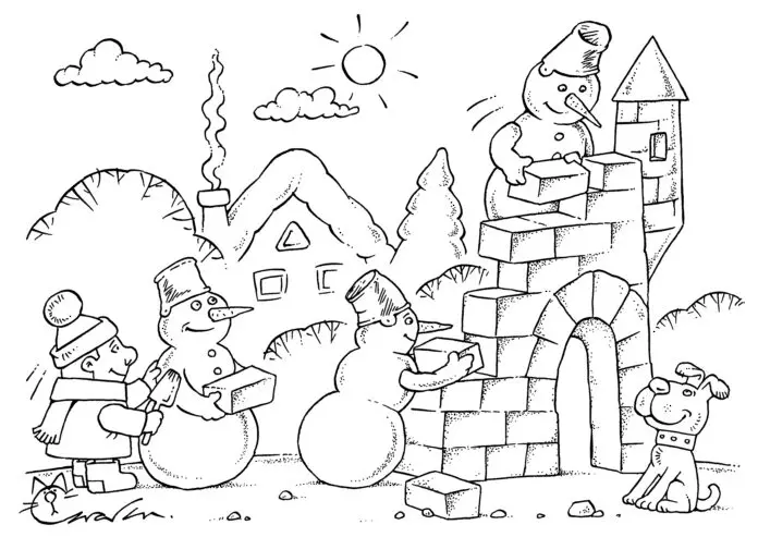 Запредельное веселье в Свердловске с горками, снеговиками и крепостями-0