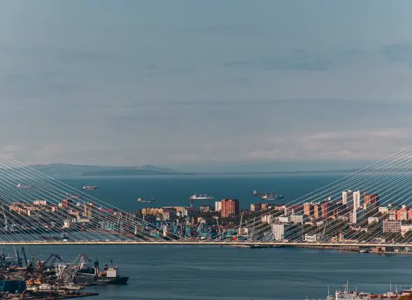 Вид на порт Владивосток Илья Аверьянов, ИА PrimaMedia