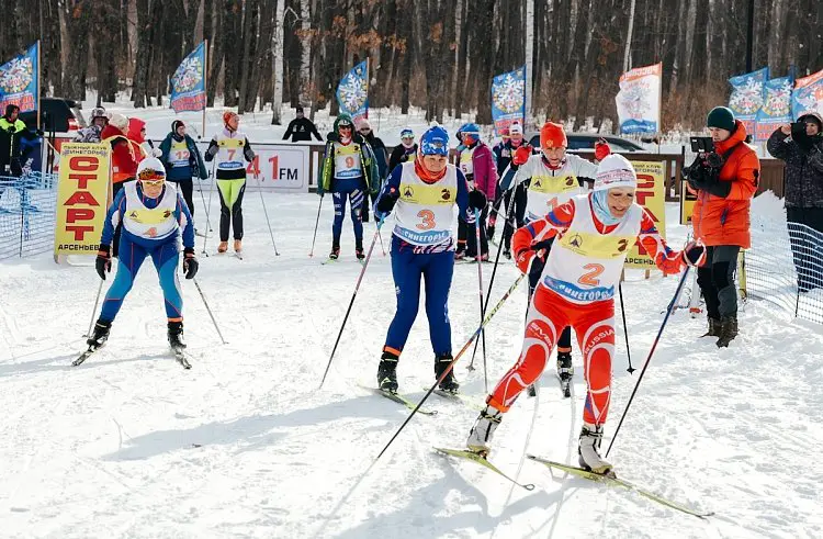 Лыжные гонки собрали более 70 спортсменов со всего Дальнего Востока в Арсеньеве Пресс-служба правительства Приморского края