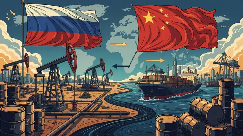 Китай в 2025 году сократил импорт нефти из России на 7,14%