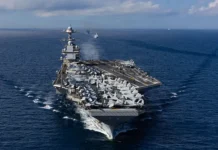 У берегов Ирана USS Gerald R. Ford преодолел пожар на борту u beregov irana preodolel pozhar na bortu-urbandigest-ru-0