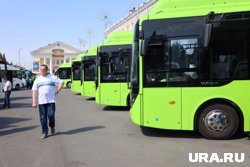 Презентация новых автобусов. Курган