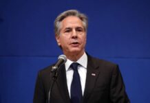 США поддерживает демократические преобразования в Сирии US Secretary of State Antony Blinken visits South Korea