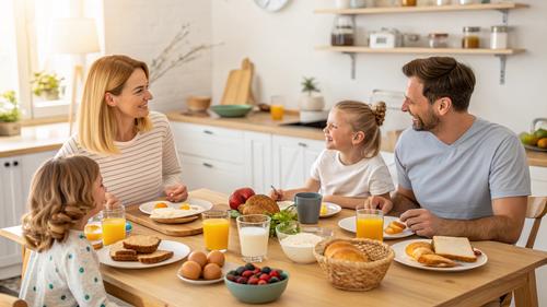 Завтрак, это история «фифти-фифти»