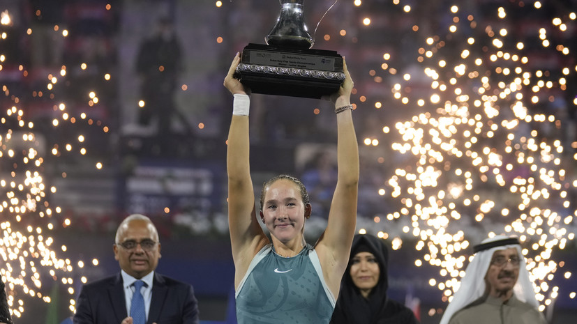 Андреева: видела, как победители пьют шампанское, жаль, что мне всё ещё 17