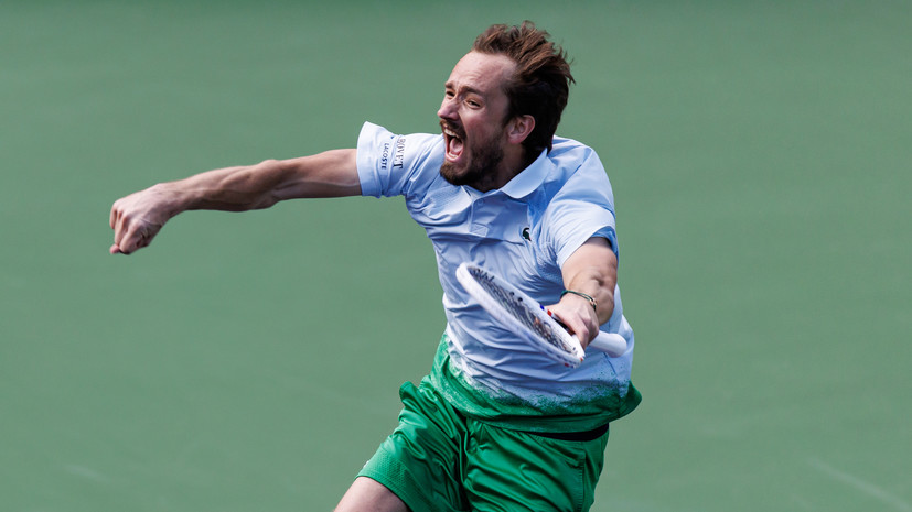 «Я не мог себя контролировать»: Медведев и Андреева пробились в полуфиналы турнира в Индиан-Уэллсе