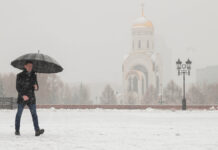 Балканский циклон Каэтано принес снегопады в Московский регион