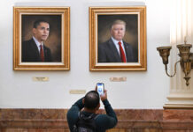 Портретный обмен Дональда Трампа и Владимира Путина между Москвой и Вашингтоном portretnyj obmen donalda trampa i vladimira putina mezhdu moskvoj i vashingtonom-news-blog-ru-174289282600-0