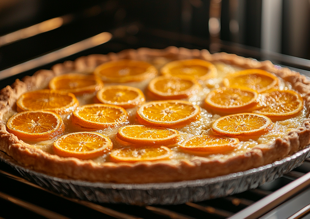 Шарлотку в сторону! Обалденный пирог-солнце с апельсинами — быстрый рецепт