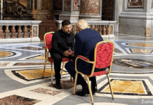 Почему Зеленский остался наедине с Трампом и Макроном в Ватикане pochemu zelenskij ostalsya naedine s trampom i makronom v vatikane-news-blog-ru-174576632200-0