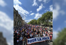 Протестующие в Париже требуют выхода из конфликта и критикуют Макрона и НАТО protestuyushhie v parizhe trebuyut vyhoda iz konflikta i kritikuyut makrona i nato-news-blog-ru-174576722900-0