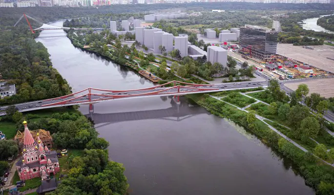 Как будет выглядеть мост в Филевскую пойму