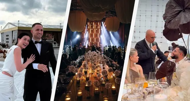 Рассказываем, как прошла свадьба блогера Литвина в элитной усадьбе в Подмосковье | Источник: VEIGEL / T.me; adelveigel / mikhail_litvin / Instgram (Деятельность запрещена на территории РФ)