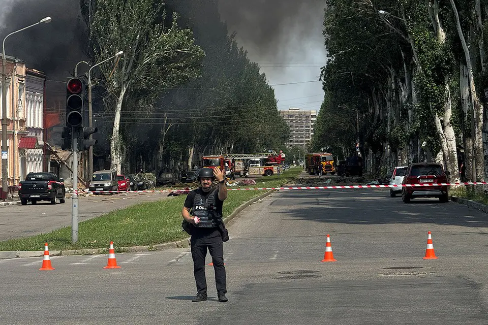 Русские «Герани» снова прилетели в ТЦК, причем, в крупнейших областных центрах - в Запорожье и Харькове.