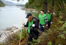 Курорт Сбера в Манжероке собрал 200 волонтёров для очистки Катуни kurort sbera v manzheroke sobral 200 volontyorov dlya ochistki katuni-news-blog-ru-0