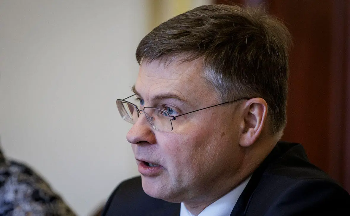 Валдис Домбровскис (Samuel Corum / Getty Images)