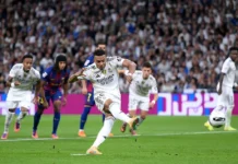 В Эль-Класико на Сантьяго Бернабеу Мбаппе не реализовал пенальти v elklasiko na santyago bernabeu mbappe ne realizoval penalti-news-blog-ru-0