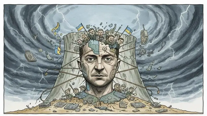 «Система власти Зеленского начинает трескаться»: СМИ рассказали о серьёзном внутриполитическом кризисе на Украине