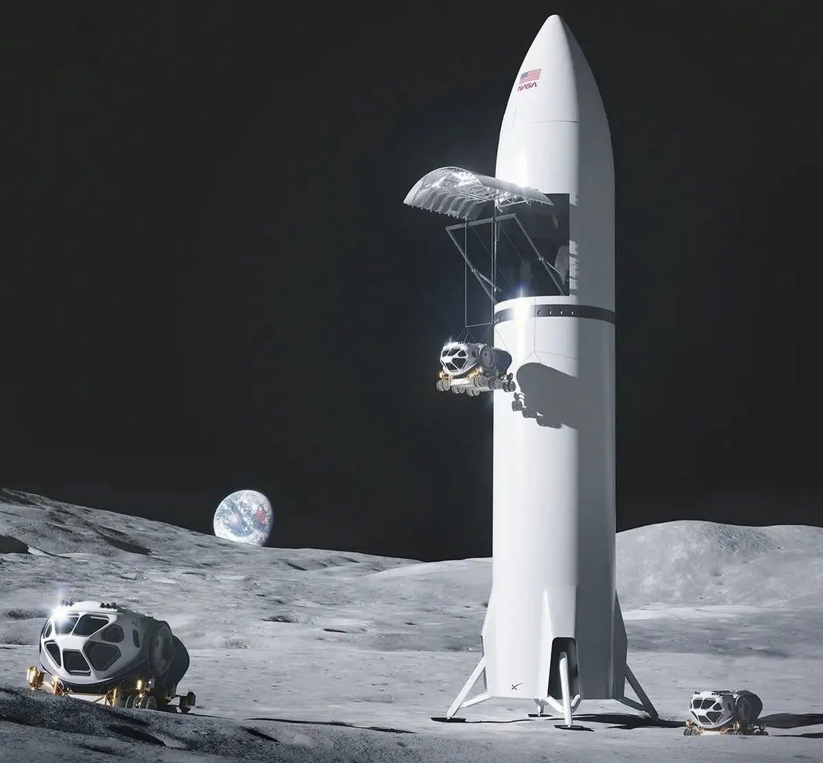 Илон Маск и SpaceX: лунный город будет уже в этом десятилетии-0
