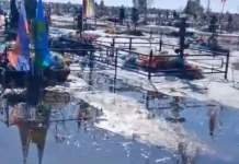 Затопило Аллею Славы бойцов СВО в Троицке и Челябинской области zatopilo alleyu slavy bojczov svo v troiczke i chelyabinskoj oblasti-news-blog-ru-0