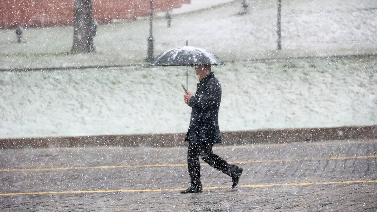 Сиоптик Леус: Снежный покров в Москве 27 апреля почти достиг пяти сантиметров