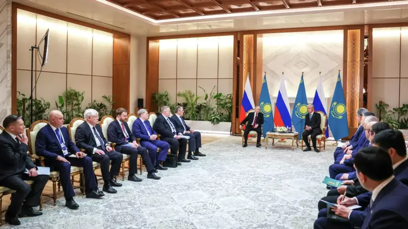 Путин: взаимная торговля России и Казахстана защищена от внешнего влияния