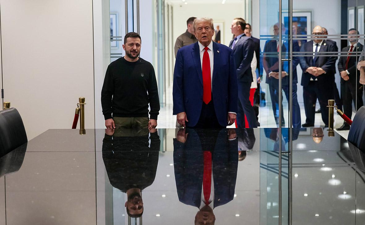 Владимир Зеленский (слева) и Дональд Трамп (Alex Kent / Getty Images)