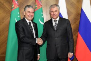 vyacheslav volodin i gurbanguly berdymuhamedov ukreplyayut partnerstvo gosdumy i turkmenistana-lessontime-ru-173528199500-0