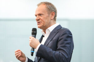 Opposition,Leader,Donald,Tusk,In,Czestochowa,,,Poland,-,23