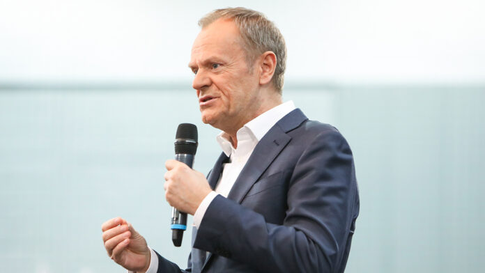 Opposition,Leader,Donald,Tusk,In,Czestochowa,,,Poland,-,23