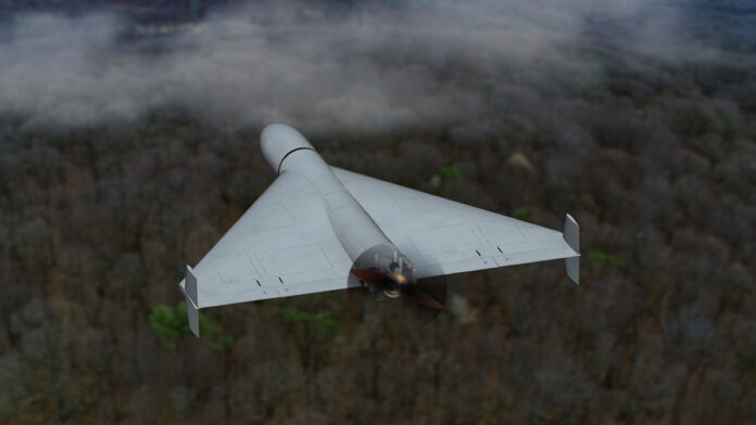 A,Kamikaze,Combat,Drone,In,Flight,-,An,Unmanned,Aerial