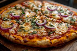 Идеальная домашняя пицца на кефирном тесте без фастфуда idealnaya domashnyaya piczcza na kefirnom teste bez fastfuda-lessontime-ru-174474186400-0