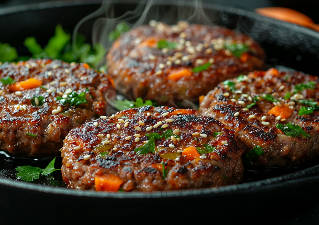 Ленивые котлеты «Все в одном»! Сразу мясо, гарнир и овощи — вкуснотища