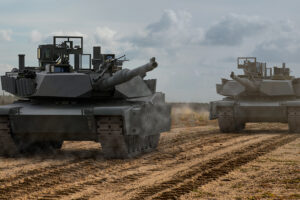 Напряженный прорыв ВСУ в Белгородскую область - Abrams под прицелом российских сил Szczecin,poland-november,2021:,Sep,Abrams,Tusk,Ii,Tank,At,The,Military