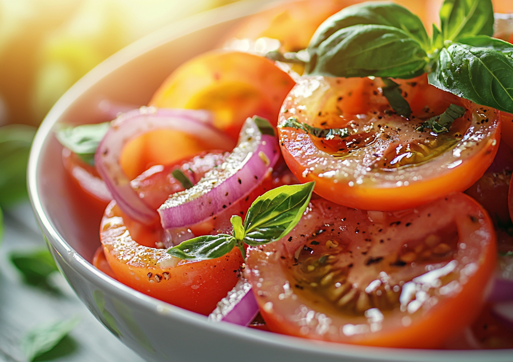 Рецепт для похудения: маринованные помидоры с луком. Едим — и вес уходит