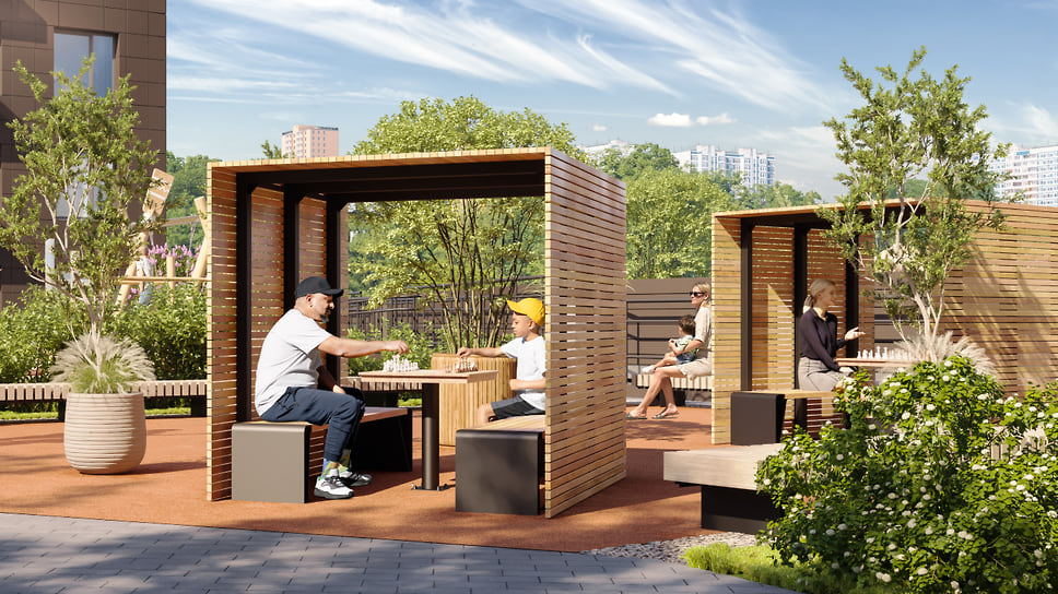 Проект озеленения территорий жилых комплексов DOGMA