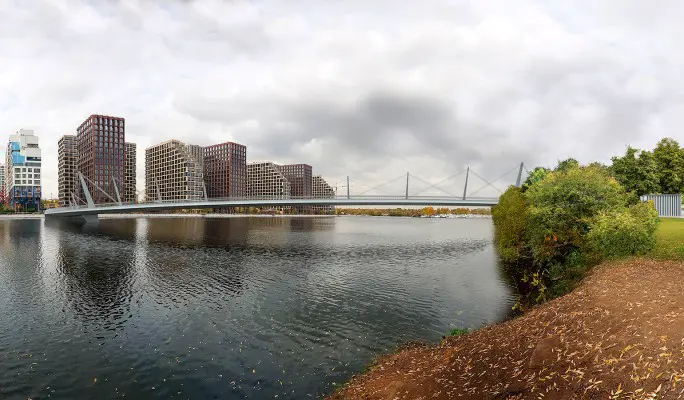 Началось проектирование пешеходного моста к станции БКЛ "Нагатинский Затон"