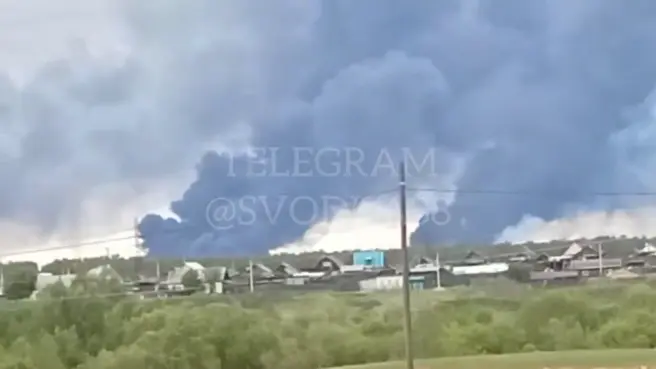 Под атаку попала воинская часть | Источник: Сводка38 / Telegram