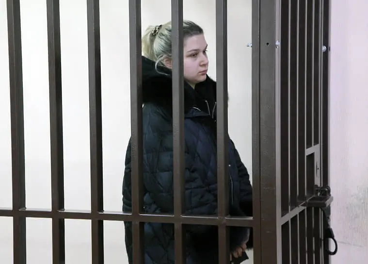 Екатерина Тархова в зале суда