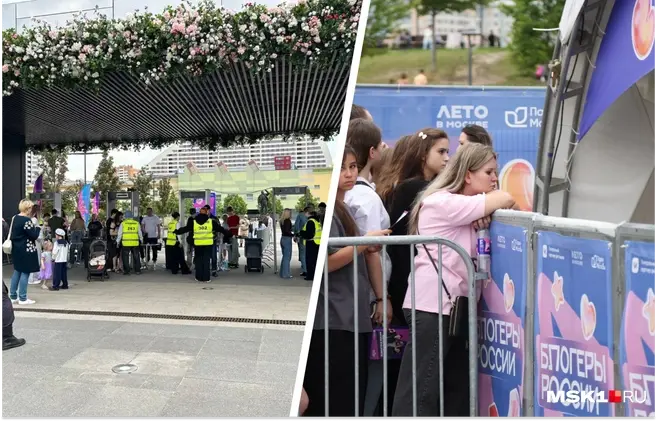 Подростки рванули за автографом Инстасамки. Как Москве проходит фестиваль «Блогеры России» — репортаж | Источник: Татьяна Спиридонова / MSK1.RU