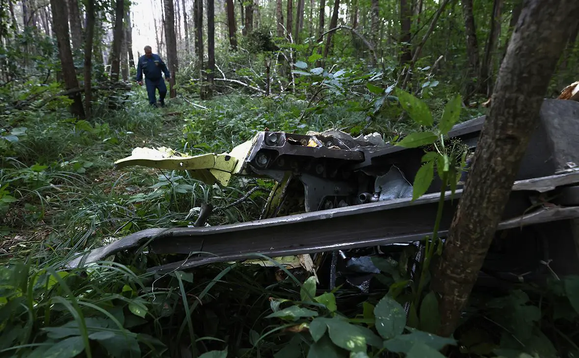 Обстановка на месте крушения самолета SSJ-100, 12 июля 2024 года (Александр Рюмин / ТАСС)